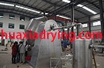 Double conical vacuum dryer